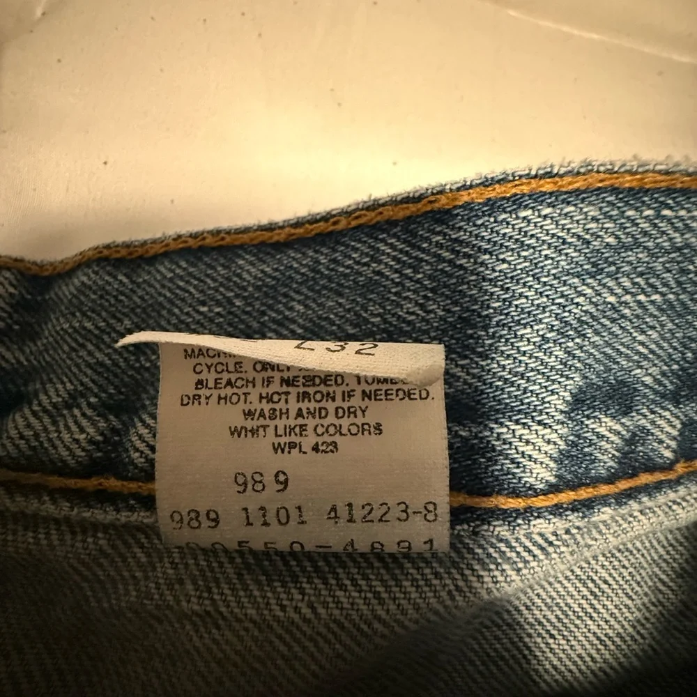 VINTAGE Levi's Blue Relaxed Fit Jeans size W32/L32